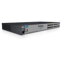 Hewlett Packard Enterprise E2610-24-PoE, 1U, 24-port, Gigabit Ethernet, SFP/RJ-45, 62W, 3.4kg, silver/grey - W124772171