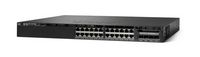 Cisco Standalone with Optional Stacking 24 (16 10/100/1000 and 8 100Mbps/1/2.5/5/10 Gbps) Ethernet and 4x10G Uplink ports, with 1100WAC power supply, 1 RU, LAN Base feature set - W124686624