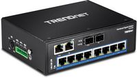 TRENDnet Ethernet x 10, SFP x 2, 16 K entries, 2048 KB Buffer - W125075830