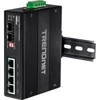 TRENDnet 6-Port Hardened Industrial Switch, Gigabit, PoE, DIN-Rail - W125175684