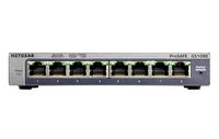 Netgear 8 x 10/100/1000 Base-T RJ-45, 4K MAC, 192 KB buffer, 16 Gbps, 32 VLAN - W125254934