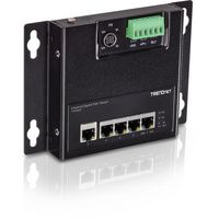 TRENDnet 5-Port Industrial Gigabit PoE+ Wall-Mounted Front Access Switch - W125275540