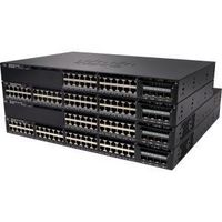 Cisco 4 GB DRAM, 4096 VLAN, 48 10/100/1000 Ethernet PoE+, 4x10G Uplink, 975WAC, 1 RU, LAN Base set - W125335052