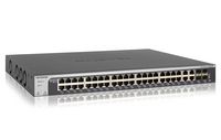 Netgear ProSAFE XS748T - 44 x 10GBASE-T copper ports, 4x SFP+ 1000/10GBASE-X fiber ports, 262.8W max., 47.8 dB, 2.61 kg - W125335529