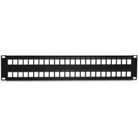 TRENDnet Patch Panel, 48-Port, Blank, Keystone, 2U - W124892044