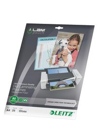Leitz Pochettes iLAM UDT pour plastification à chaud A4, 80 microns - W124933496