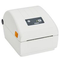 Zebra Direct Thermal Printer, 203 dpi, 256 MB Flash, 128 MB SDRAM, USB, Ethernet, 197 x 267 x 191 mm, 1.1 kg, White - W124880320