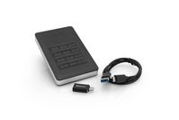 Verbatim Store 'n' Go Secure Portable HDD with Keypad Access, USB 3.1, 2TB - W125091077