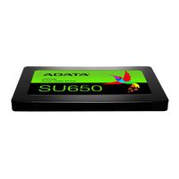 ADATA Ultimate SU650, 240 Go, 450/520 Mo/s, 3D NAND, SATA III, 6.35 cm (2.5") , 100.45x69.85x7 mm - W125145084