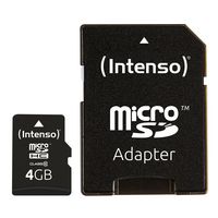 Intenso 4GB MicroSDHC, Class 10 - W124809508