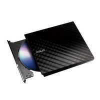 Asus SDRW-08D2S-U - CD/DVD, USB 2.0, 140ms/160ms, Win/Mac, 280g, Black - W124782489