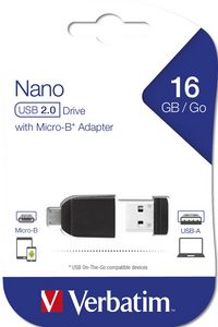 Verbatim Store' n' Go Nano, USB 2.0, 16GB - W124488348