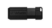 Verbatim PinStripe USB Drive 16GB - Black - W124884856