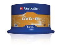 Verbatim DVD-R Matt Silver, 16x, 50pcs - W124491621