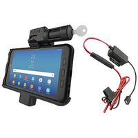 RAM Mounts RAM Key-Locking Powered Cradle for Samsung Tab Active2 with Charger - W124870199