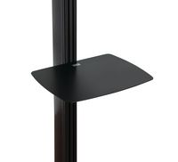 B-Tech System X Universal Dual Stack Flat Screen Floor Stand, 2.4 m, 47" - 65", max 35 kg, VESA 600x400, Black - W125446336