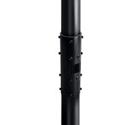 B-Tech Heavy Duty Ø50mm Pole, 350kg max, 3 m, Black - W124946354