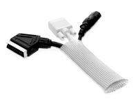 Multibrackets M Universal Cable Sock 20 mm x 10 m - Cable organizer - silver - W124333436