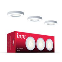 INNR Lighting Puck Light 3-pack, 2700 K, Warm White, 3 x 165 lm, 230V AC - 24V DC - 1.0A (24W max.) - W125515177