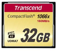 Transcend Transcend, 1000 CompactFlash Card, 32GB, 160/120MB/s - W124883410