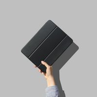 eSTUFF DENVER Folio Case for iPad Air 2 2014 - Black PU leather/Clear - W125509290