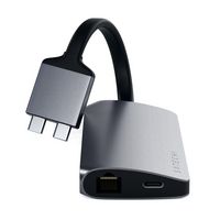 Satechi 2 x USB-C, 2 x HDMI, 2 x USB Type A, USB Type C, Ethernet, card reader, Gray - W125755999