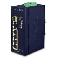 Planet 5 x RJ45, 10/100/1000BASET, 12~56V DC, 7A, 12Gbps, IEEE 802.3at, IP40, 605 g - W124656535