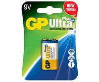 GP Batteries Ultra Plus Alkaline 9V batteri, 1604AUP/6LF22, 1-pack - W125140231