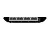 TP-Link 8x Gigabit Ethernet, 4.63W, 15KB Jumbo, 8K Mac, 2Mb Buffer, Black - W124476281