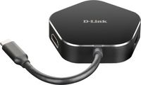 D-Link 2xUSB 3.0, USB-C/HDMI, 68x67x18mm, 50g - W125662928