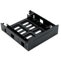 CoreParts Dual 2.5" and 1x3.5" to 5.25" Twelve (12) screws included Support two 2.5" HDD or SSD and 1x3.5" into 5.25" bay - W125089883