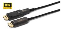 MicroConnect Premium Optic Fiber Mini DisplayPort 1.4 to DisplayPort Cable, 10m - W125508859