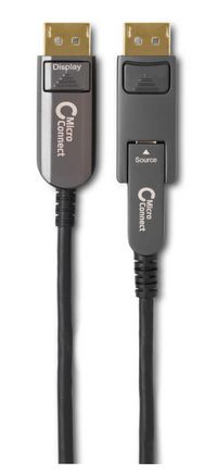 MicroConnect Premium Optic Fiber Mini DisplayPort 1.4 to DisplayPort Cable, 15m - W125508860