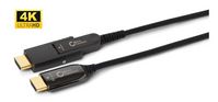 MicroConnect Premium Optic Fiber HDMI Type A - HDMI Type D Cable with a HDMI Type A adapter, 50m - W125510541