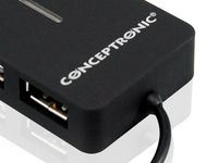 Conceptronic 4 Ports Travel USB Hub - W125826018
