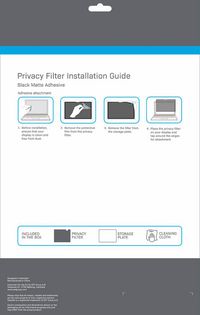 eSTUFF Adhesive Privacy Filter 9.7" for Apple iPad/iPad Air (3:2)(Gearlab box) - W124955519