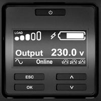 APC Smart-UPS, Double Conversion (Online), 2200VA, 1.98 KW, 230V, RJ-45 Serial, Smart-Slot, USB - W125075088