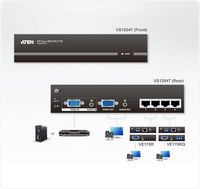Aten 4-Port VGA Cat5e/6 Audio/Video Splitter - W125365898