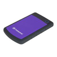 Transcend Transcend StoreJet 25H3, 4TB, micro USB 3.1 Gen 1, 2.5" HDD, Purple - W124576303