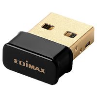Edimax Wi-Fi, USB 2.0, 2.4 GHz, 1T1R, 7.1x14.9x17.5 mm - W125838511