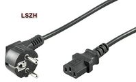 MicroConnect Power Cord LSZH Schuko Angled - C13, 1.8m - W124868565