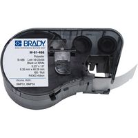 Brady Polyester, White, 160 Labels - W125813173