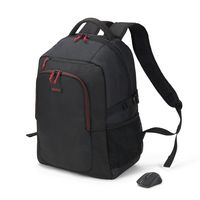 Dicota 15.6", 22L, Black backpack + 3 button 1000DPI wireless optical mouse - W125855905