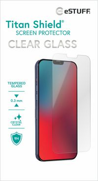 eSTUFF Titan Shield® Clear Glass Screen Protector for iPhone 12 Pro Max - W125787747