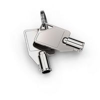 Compulocks Double Head, Compatible with standard T-Bar™ design lock slots, 2 Keys, Black - W125864060