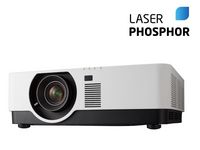 NEC Laser Projector, DLP, 5000 ANSI lumens, 500000:1, 3840 x 2160 px, 50 - 310", 16:9, 11.5 kg - W125828106