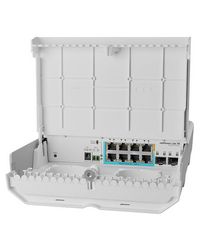 MikroTik netPower Lite 7R, 8 x 10/100/1000 Ethernet ports, 1 x PoE-out, 2 x SFP+ ports - W125835840