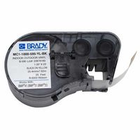 Brady Black on Yellow BMP41/BMP51/BMP53 Labelmaker Tape 25.40 mm X 7.62 m - W125871983