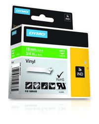 DYMO IND Vinyl Labels, 19mm x 5.5m - W125910511
