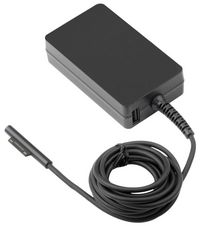 CoreParts Power Adapter for MS Surface 65W 15V 4.3A Plug:Surface-Thin, Including C5 EU Power Cord for Surface Pro 3, 4, 5, 6, 7, 8, 9, X, Surface Laptop 1,2,3. - W124563073